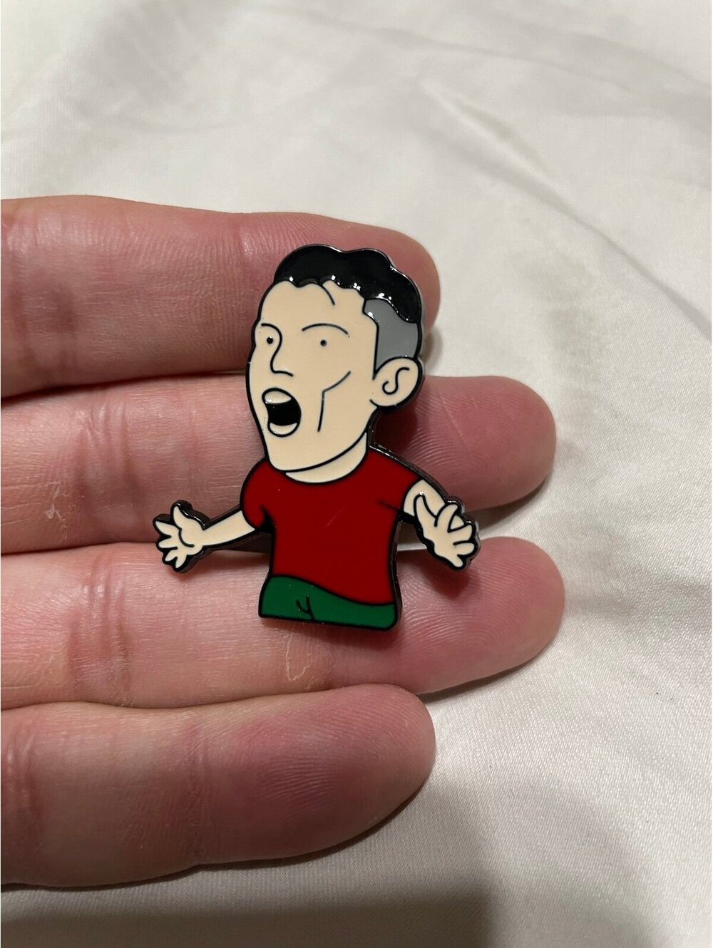 Christiano Ronaldo enamel pin brooch Portugal